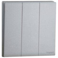 Công tắc ba 2 chiều 16A - Obria Dark Silver