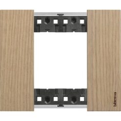 Mặt công tắc Bticino Living Now 2 module màu nâu nhạt KA4802LM