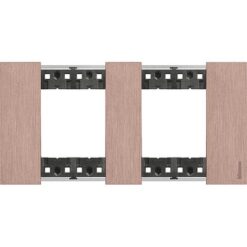 Mặt công tắc Bticino Living Now 2x2P 71mm màu đồng KA4802M2ZM
