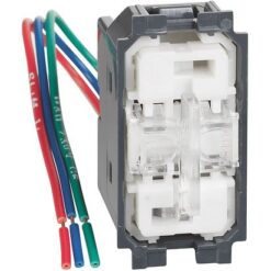 Công tắc phím đôi chuyển đổi dùng cho khách sạn LIT-1 1P 10AX 127VAC | K4027V127H