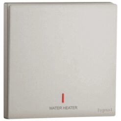 Công tắc đơn 2 cực Water Heater 20A có LED hiển thị - Obria Champagne